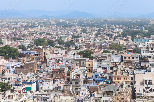 Aerial view Udaipur, India © saiko3p