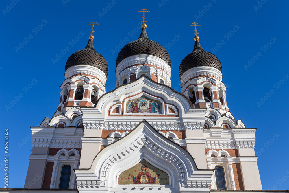 Domes of Alexander Nevsky Cathedral in Tallinn Domes of Alexander Nevsky Cathedral in Tallinn