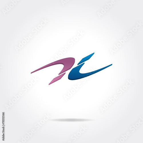 Logo business Geometric 3D