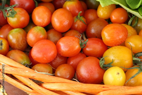 tomatoes and vegetable