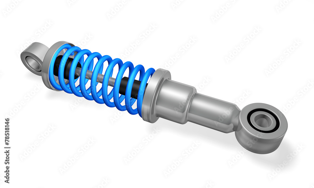 shock absorbers isolated on white background shock absorbers isolated on white background