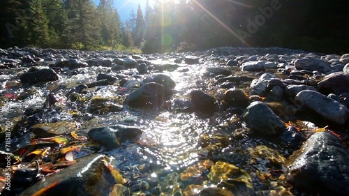 Cascades in Glacier National park , Montana 