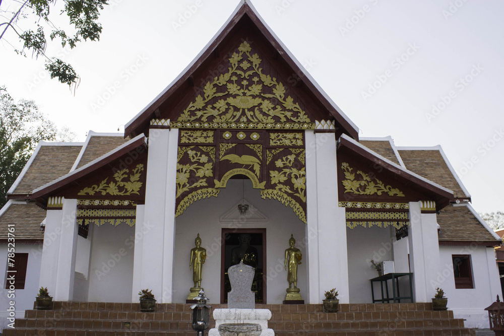 Fototapeta premium Places of worship and temple art of Thailand.