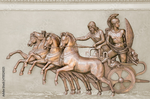 Achilles on chariot
