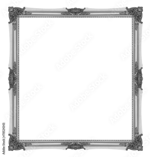 Silver picture frame © scenery1
