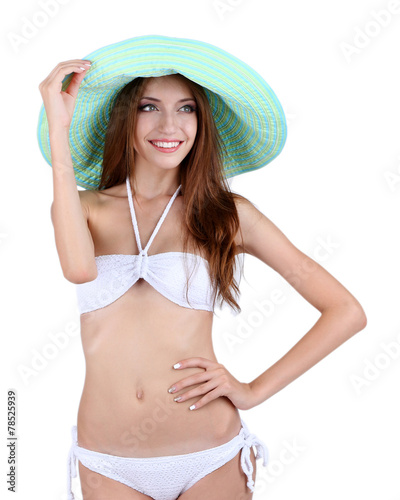 Beautiful young woman in sw...