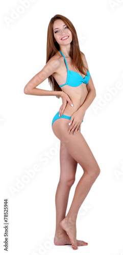 Beautiful young woman in sw...