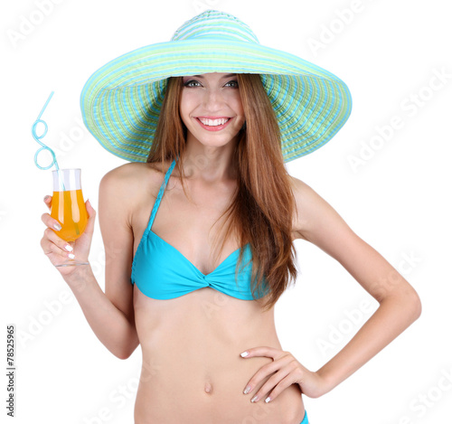 Beautiful young woman in sw...