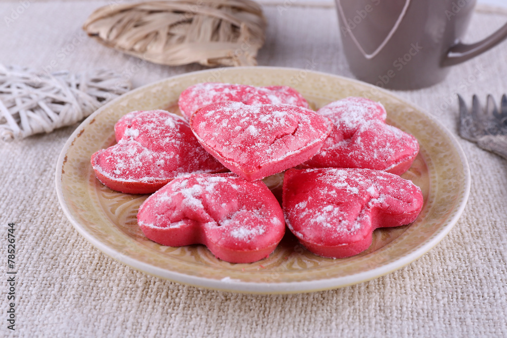 Cookies in form of heart Cookies in form of heart