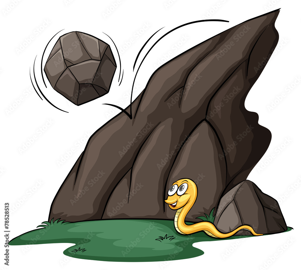 Fototapeta premium A rolling stone