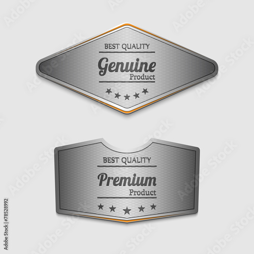 Vintage garage retro label design.vector