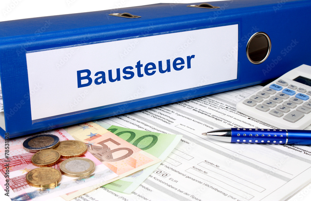 Fototapeta premium Bausteuer