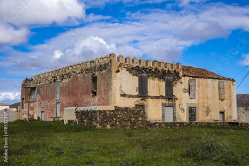 Ruin in La Oliva Fuerteventura Canary Islands pain