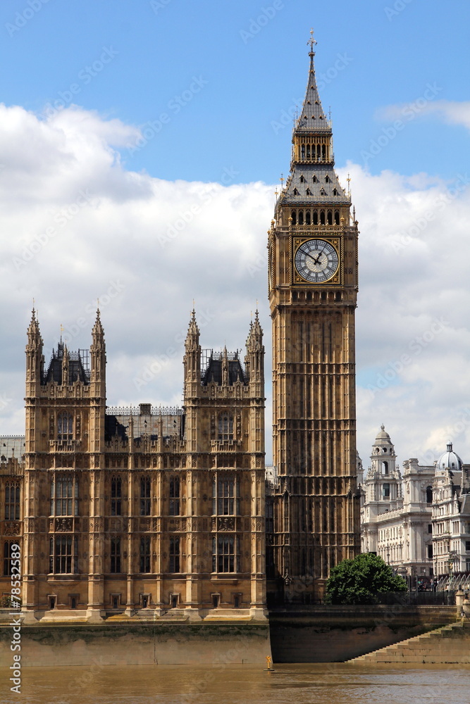 The Palace of Westminster with Elizabeth Tower (Big Ben)