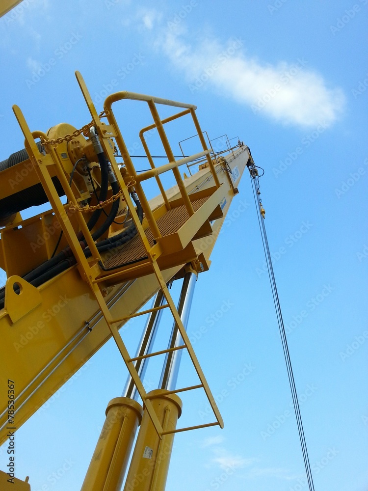 custom made wallpaper toronto digitalCrane at the oil&gas platform.
