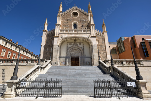 Gothic church San Jeronimo el Real, Madrid