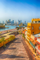 Fototapete Südamerika Morgenstimmung in der Altstadt Cartagena  © garytog