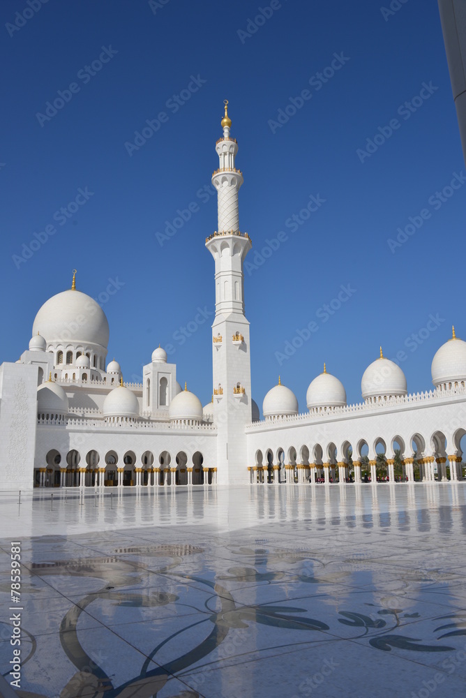 Fototapeta premium Mosque - Abu Dhabi, Emirates
