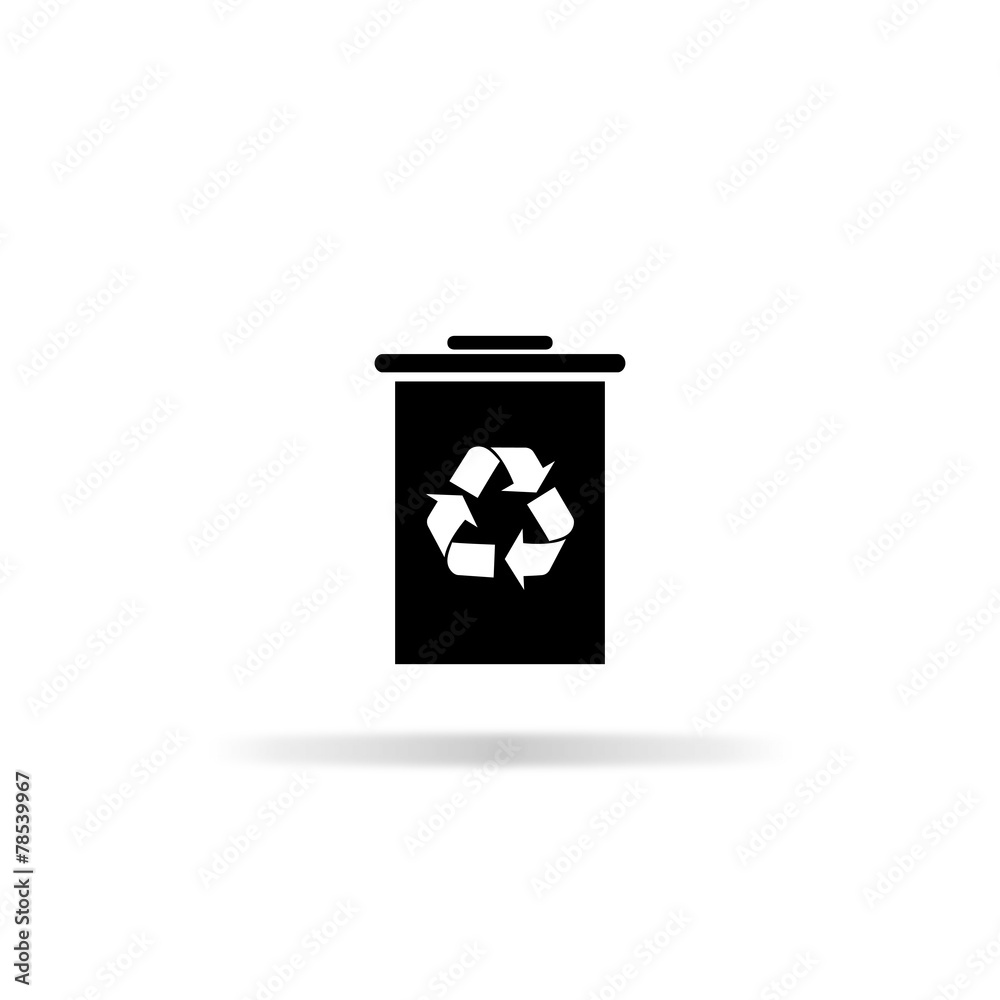 Rah bin icon - vector illustration Rah bin icon - vector illustration