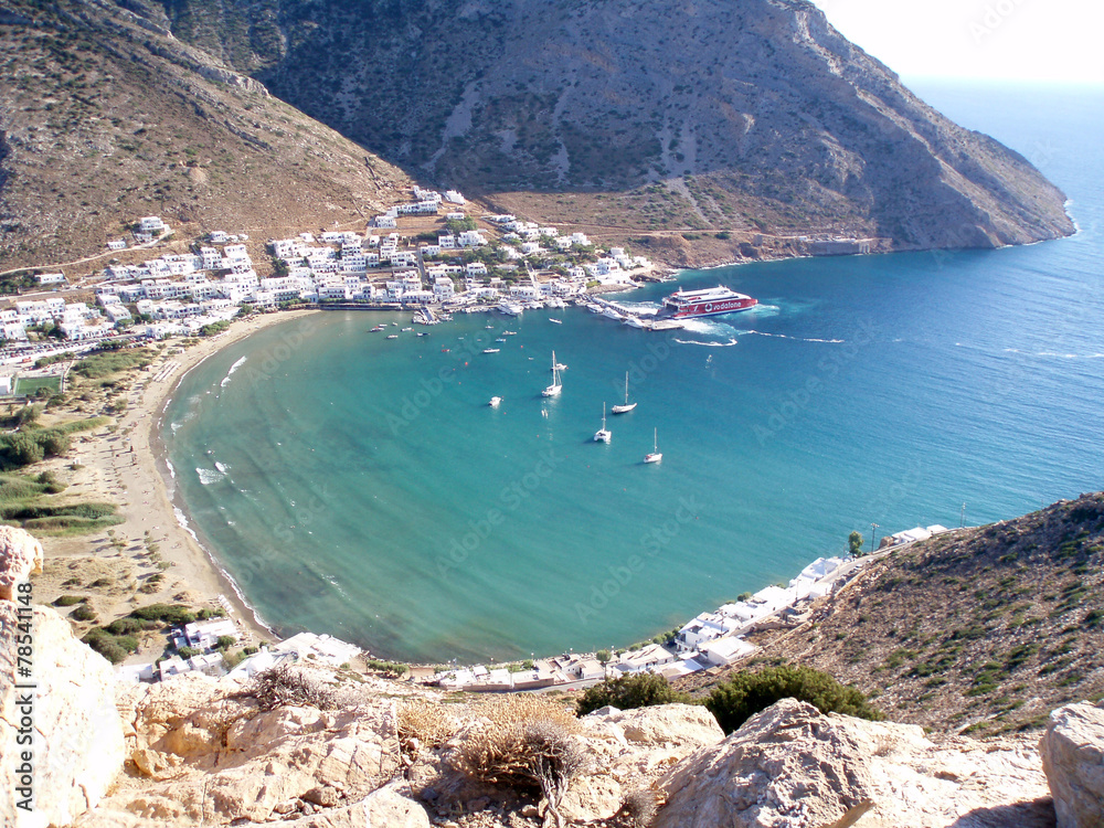 Naklejka premium Sifnos Island, Kamares, Greece