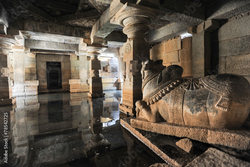 Underground Shiva temple at Hampi