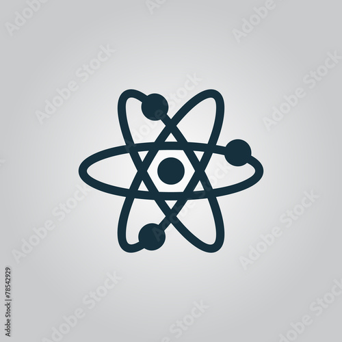 Vector atom icon