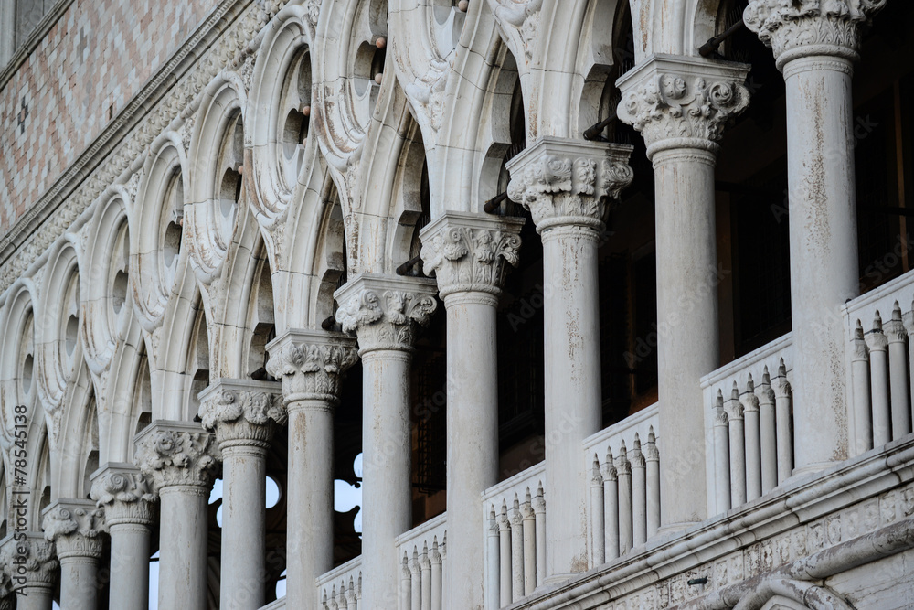 Obraz premium Architecture details near San Marco Piazza at Venice Italy