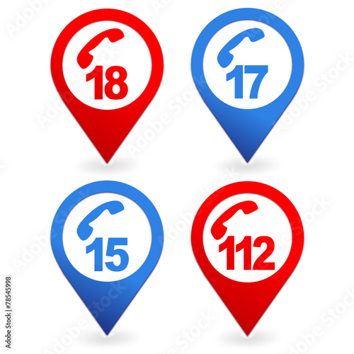 numéro urgence pompier samu police france géolocalisation