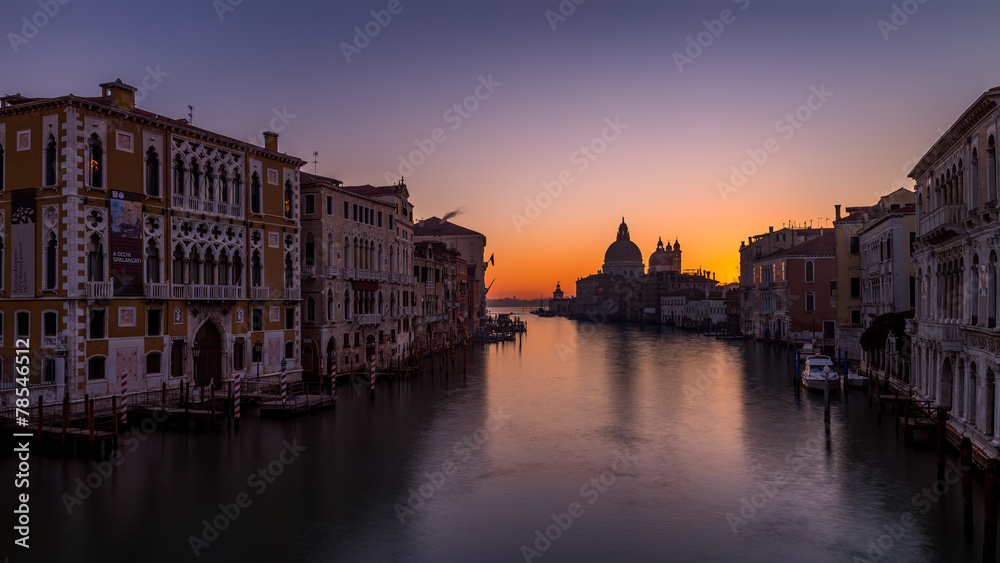 Sunrise over the Grand Canal, Venice