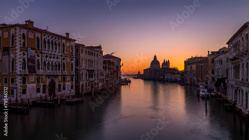 Sunrise over the Grand Canal, Venice