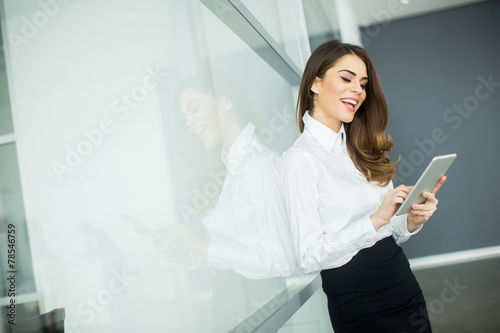 Young woman in the office