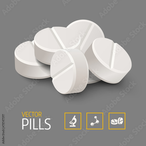 Pills. Vector Illustration