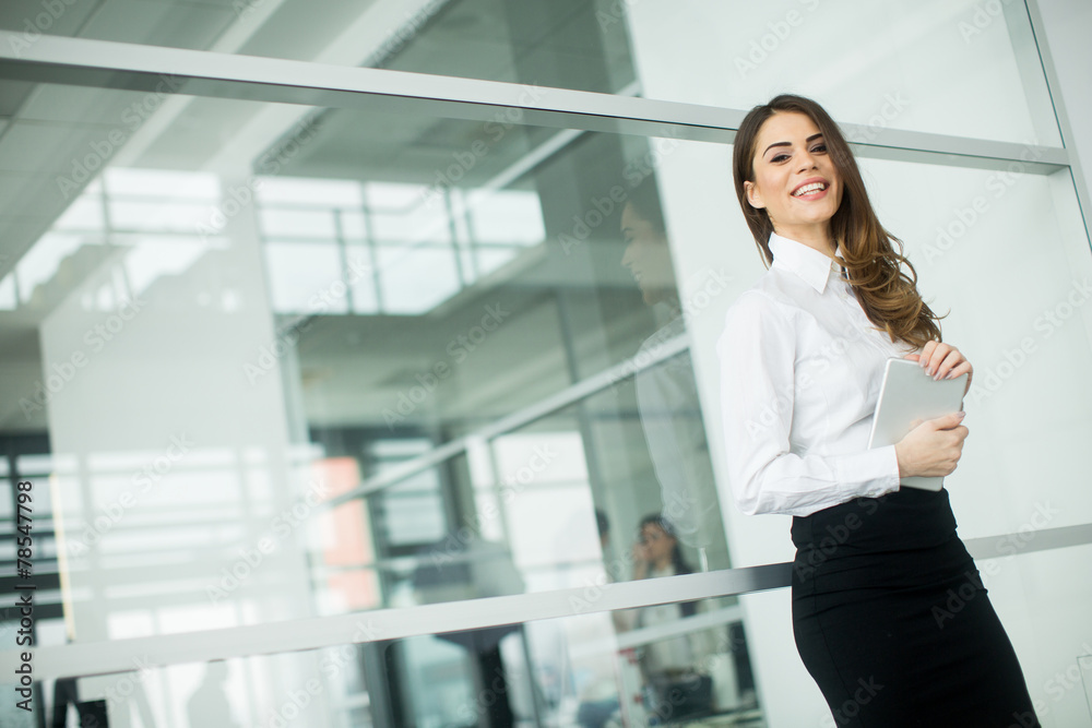 Young woman in the office Young woman in the office