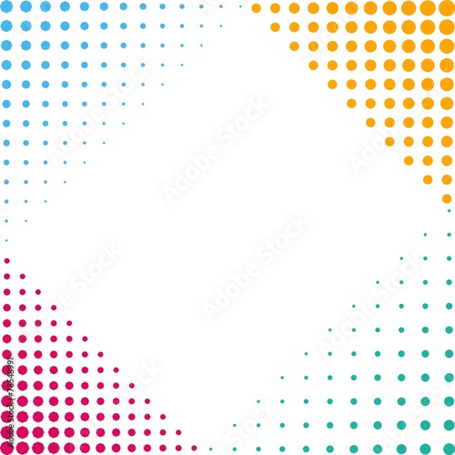 Corner halftone textures
