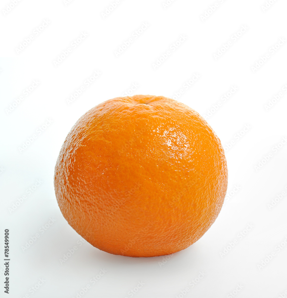 Orange on a white background. Studio photography Orange on a white background. Studio photography