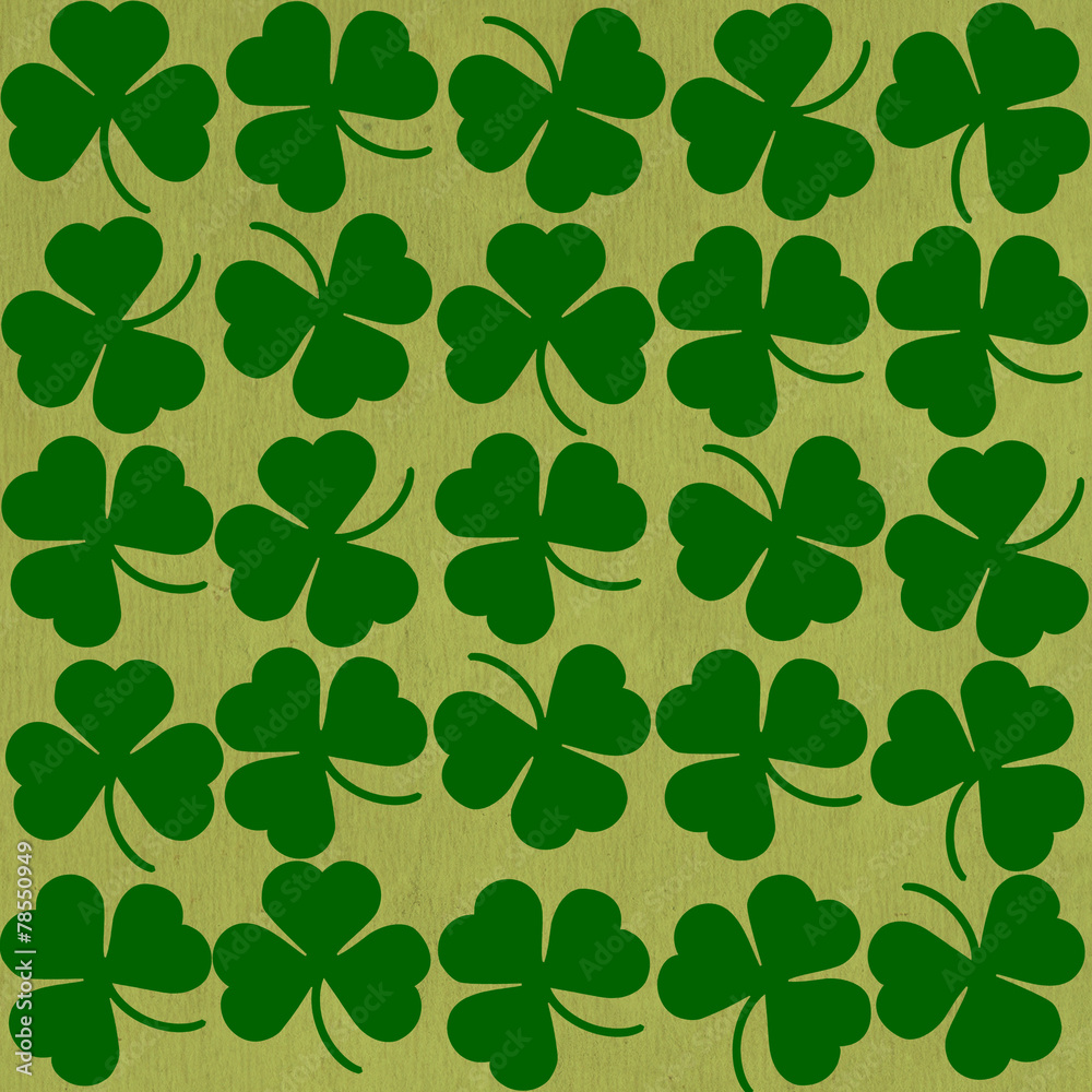 Obraz premium St. Patrick's day background in green colors. Seamless pattern