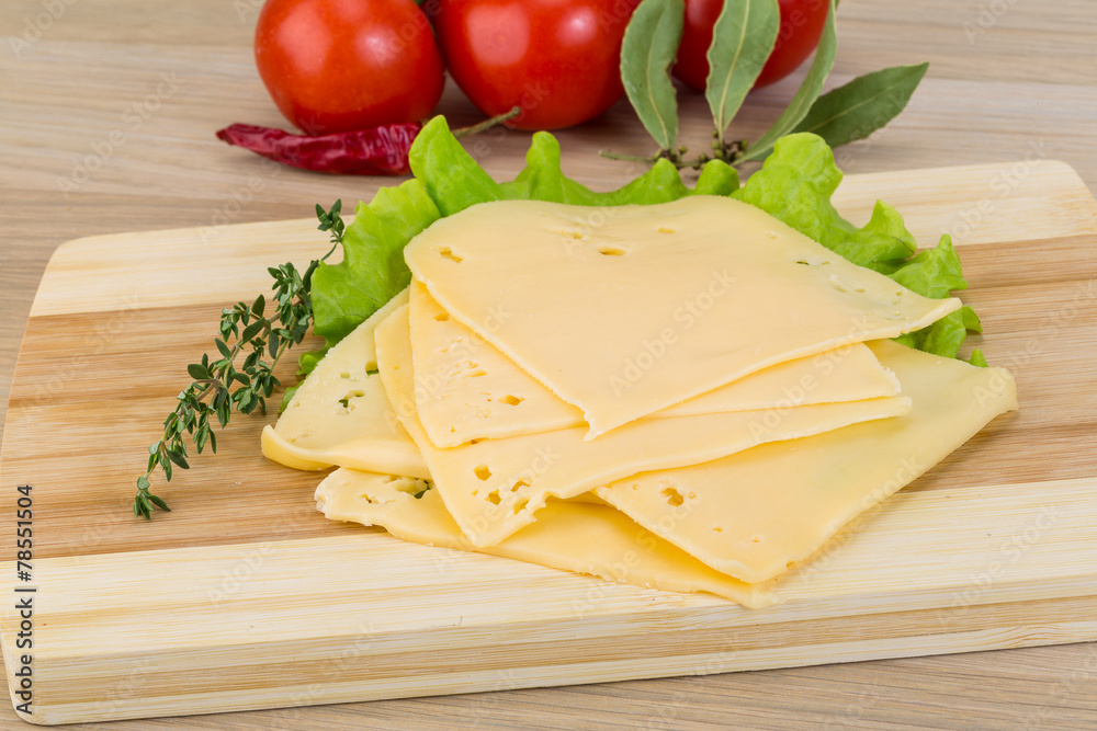 Sliced cheddar Sliced cheddar