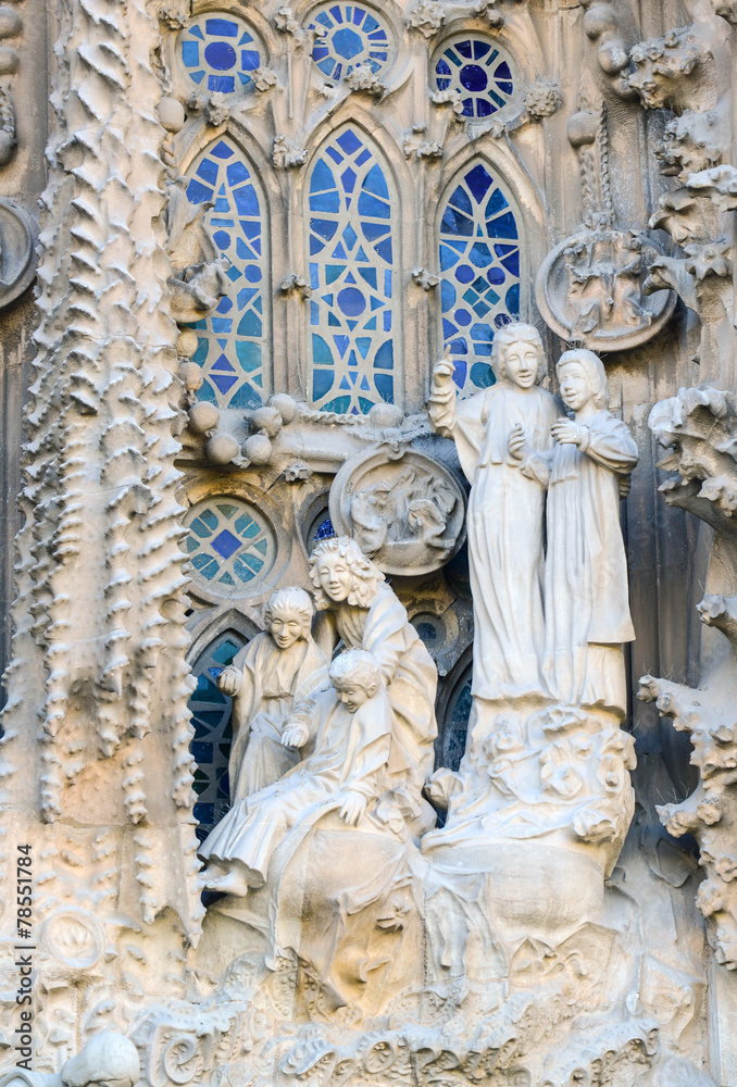 Details of Temple de La Sagrada Familia 
