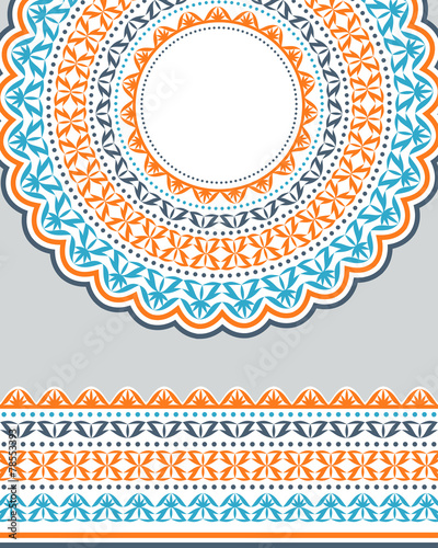 Tribal ornamental background.