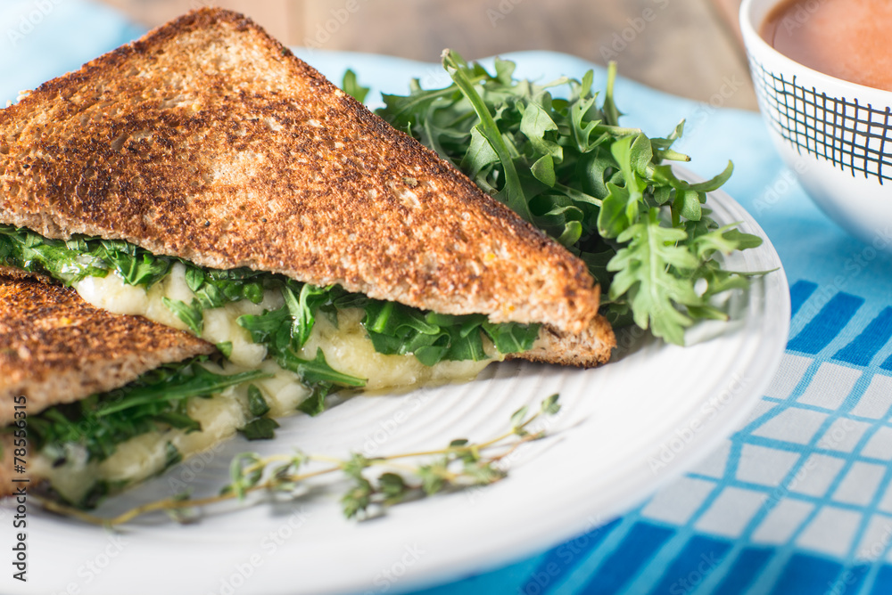 Grilled cheese with toasted bread Grilled cheese with toasted bread