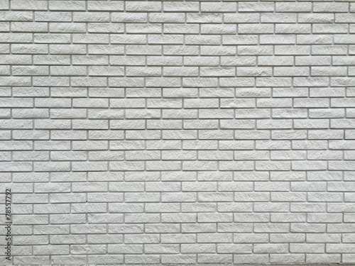 White brick wall background