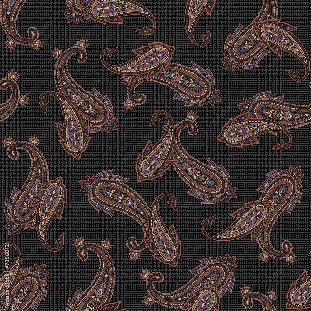 Fototapeta premium ペイズリー パターン