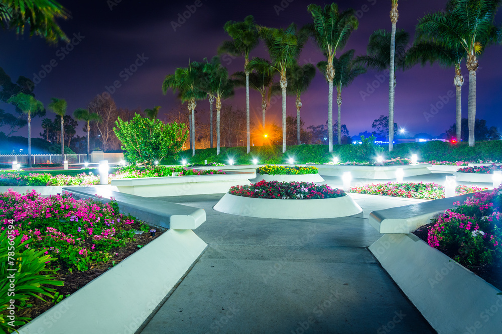 Path at the Church of Jesus Christ of Latter-Day Saints Temple a