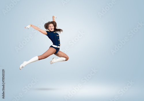 Fototapeta Naklejka Na Ścianę i Meble -  Cheerleader girl