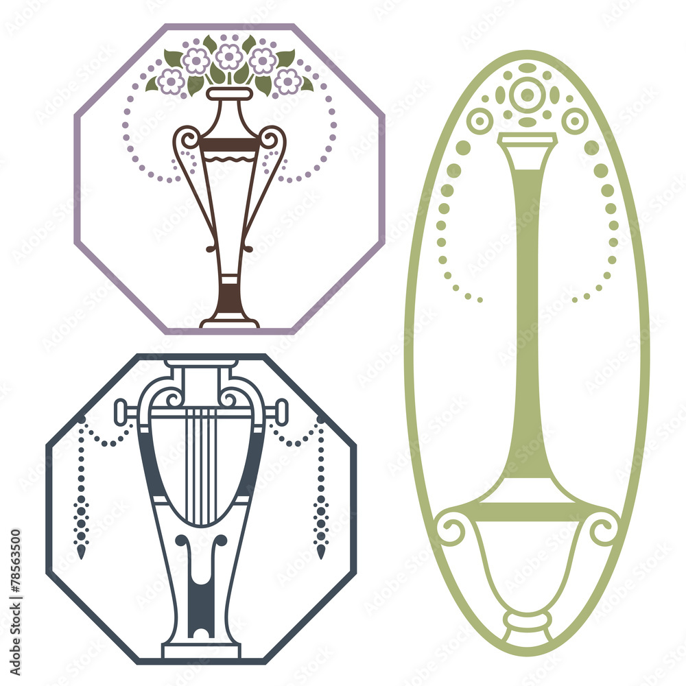 Vector element with flowers for invitations, greeting card