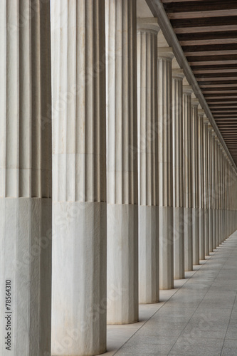 Colonnade in stoa of Attalos