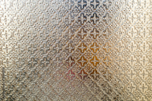 pattern on window glass background
