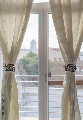 curtains on balcony doors