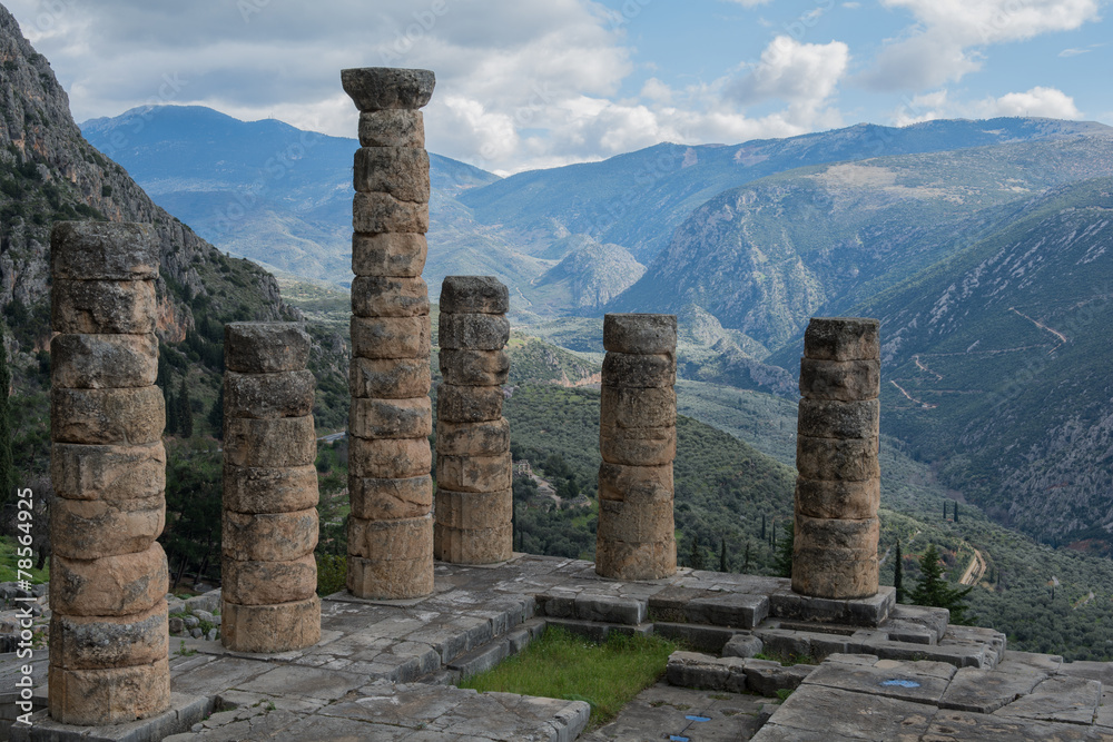 Oracle of Delphi in Greece