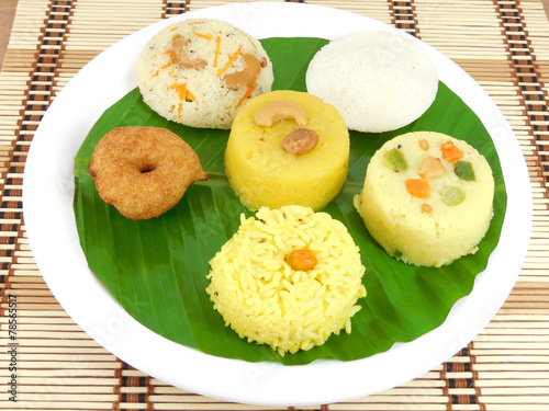 South Indian Vegetarian Breakfast